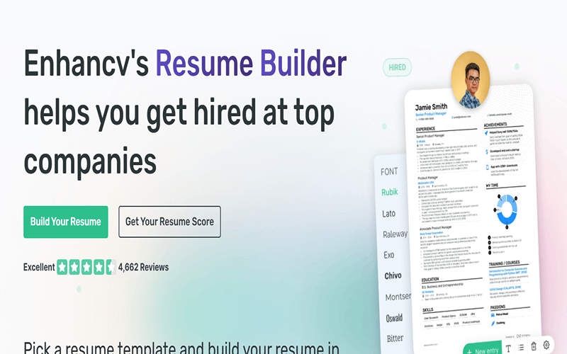 Best AI Resume Builder